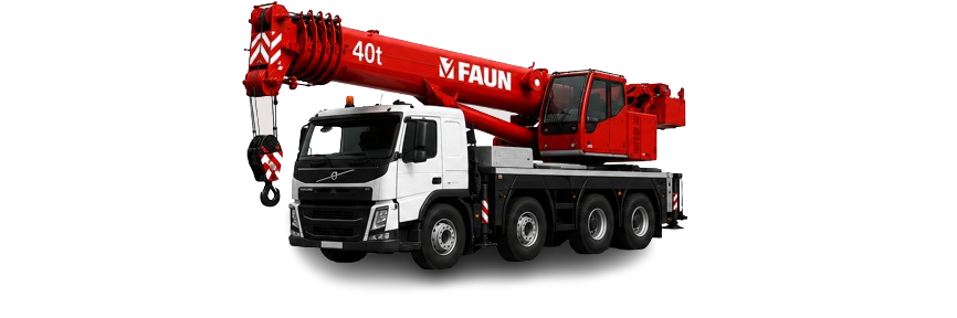 40-Tonnen Kran auf Volvo Fahrgestell
